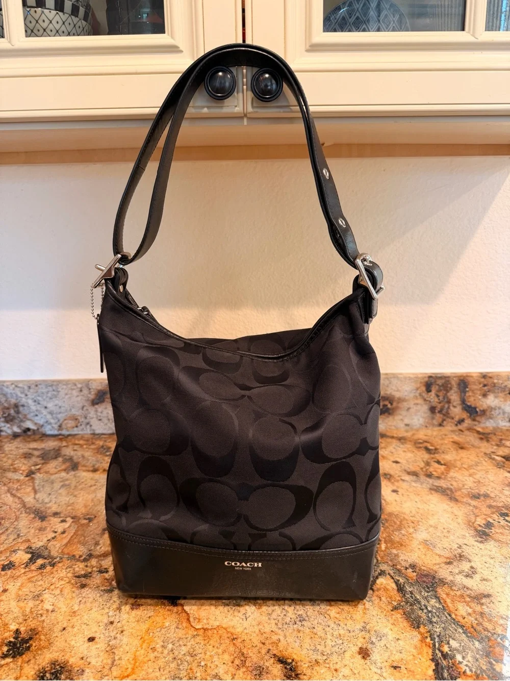 Coach Black Convertible Shoulder Bag